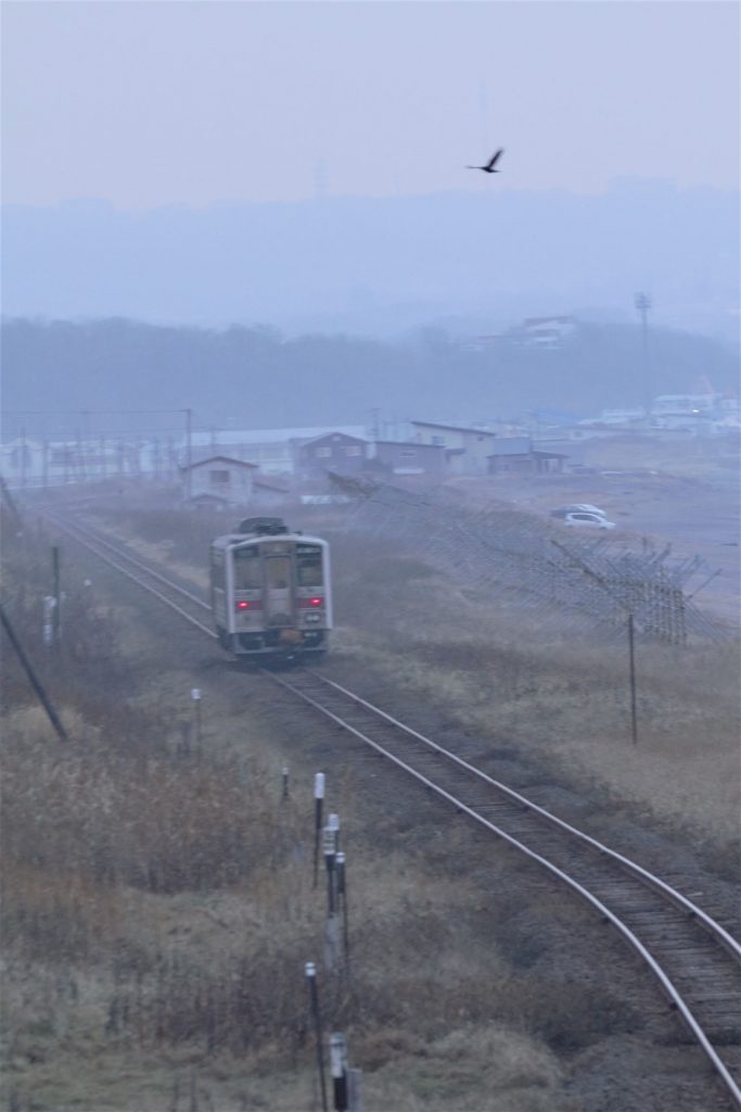 （釧網本線北浜駅の展望台より）